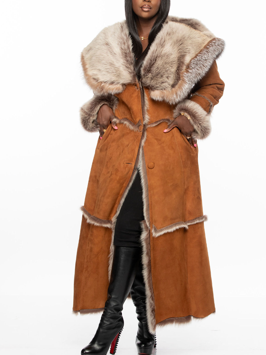 Hooded Plush Coat（✔️Free shipping）